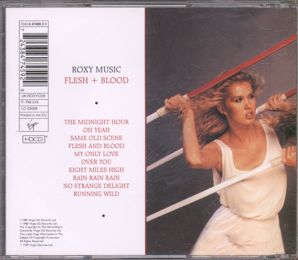 Roxy Music - Flesh + Blood - Cd