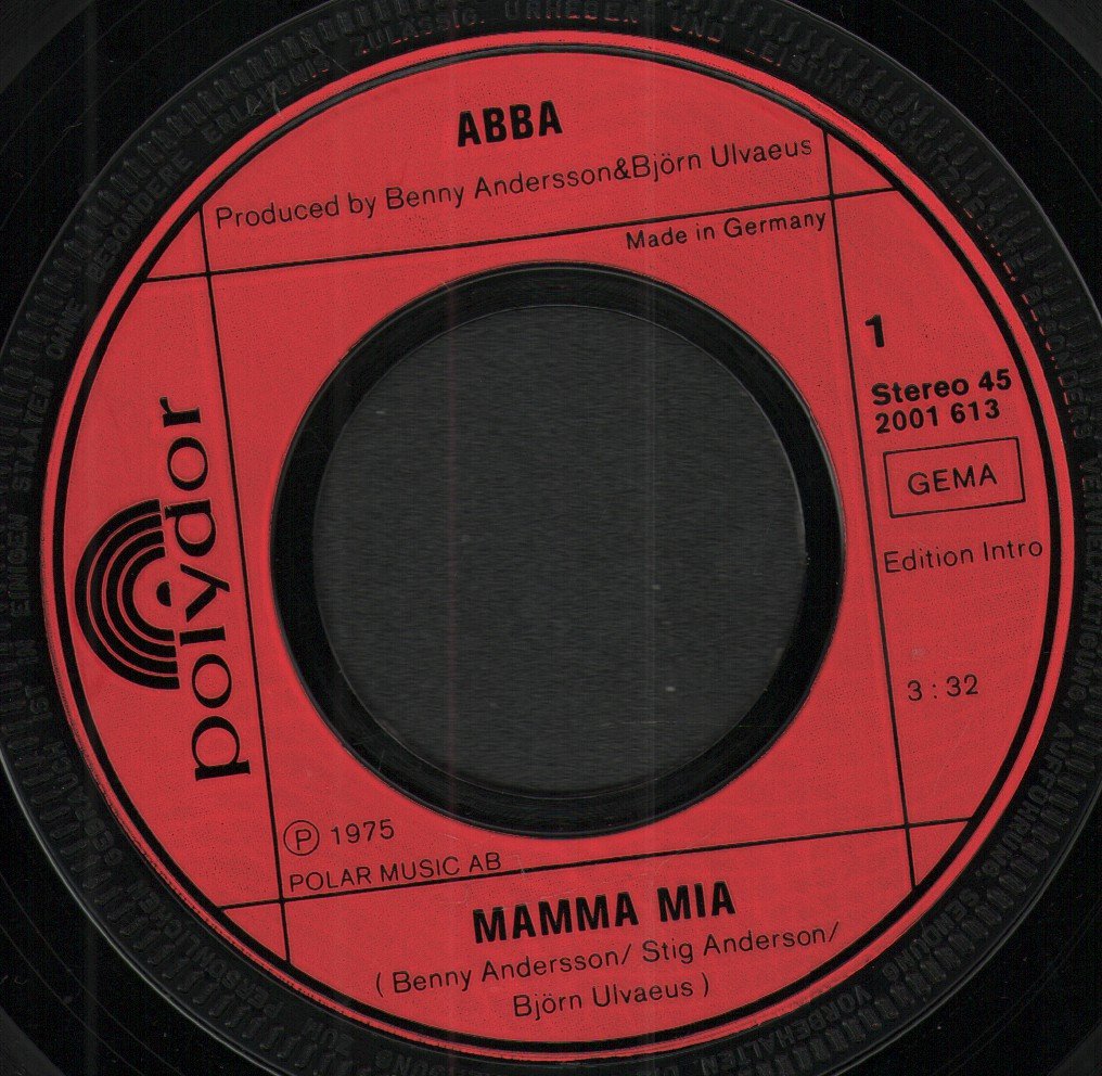 ABBA - Mamma Mia - 7 Inch