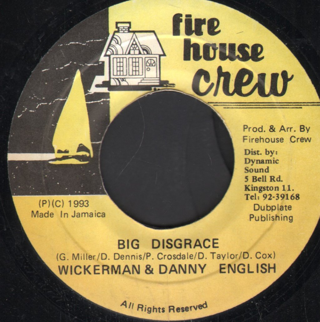 Wickerman & Danny English - Big Disgrace - 7 Inch