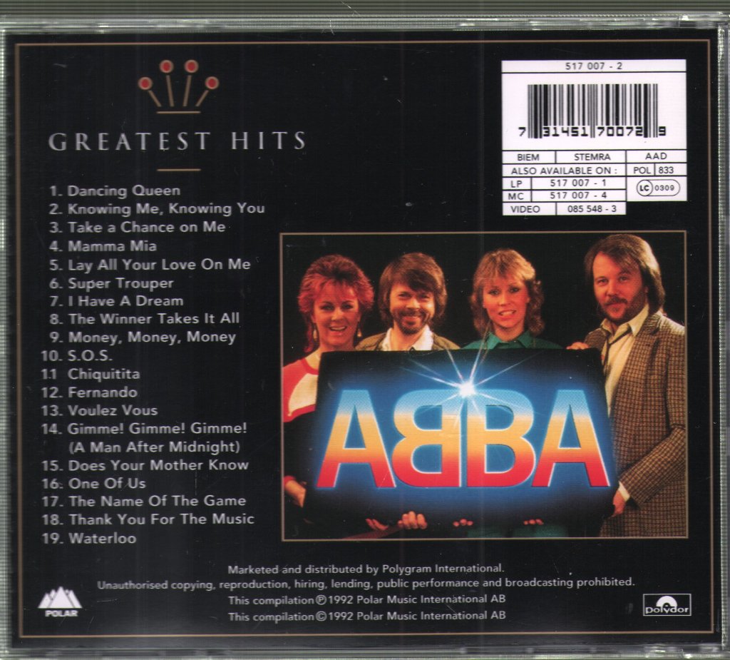 ABBA - Gold - Cd