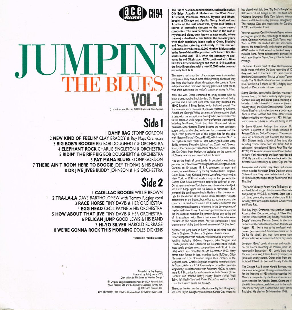 Various Artists - Jumpin' The Blues Vol. 1 - Lp