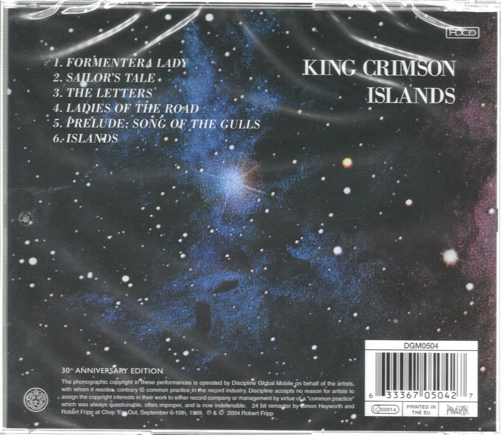 King Crimson - Islands - Cd