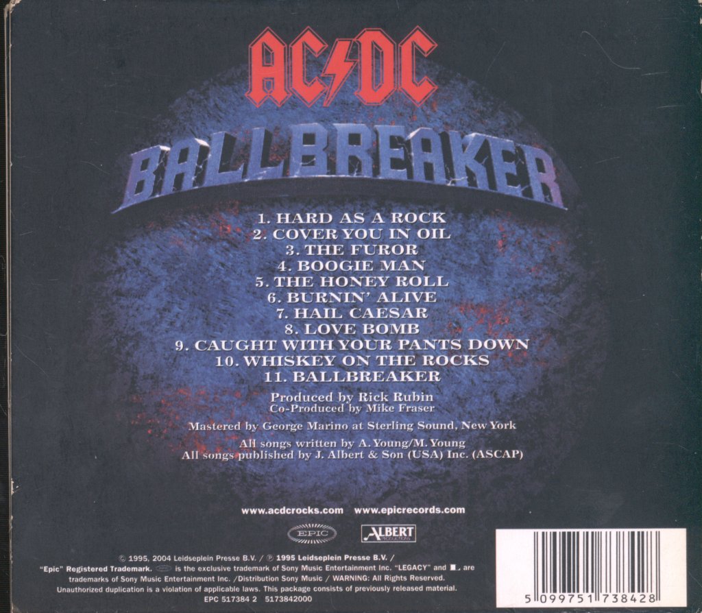 AC/DC - Ballbreaker - Cd