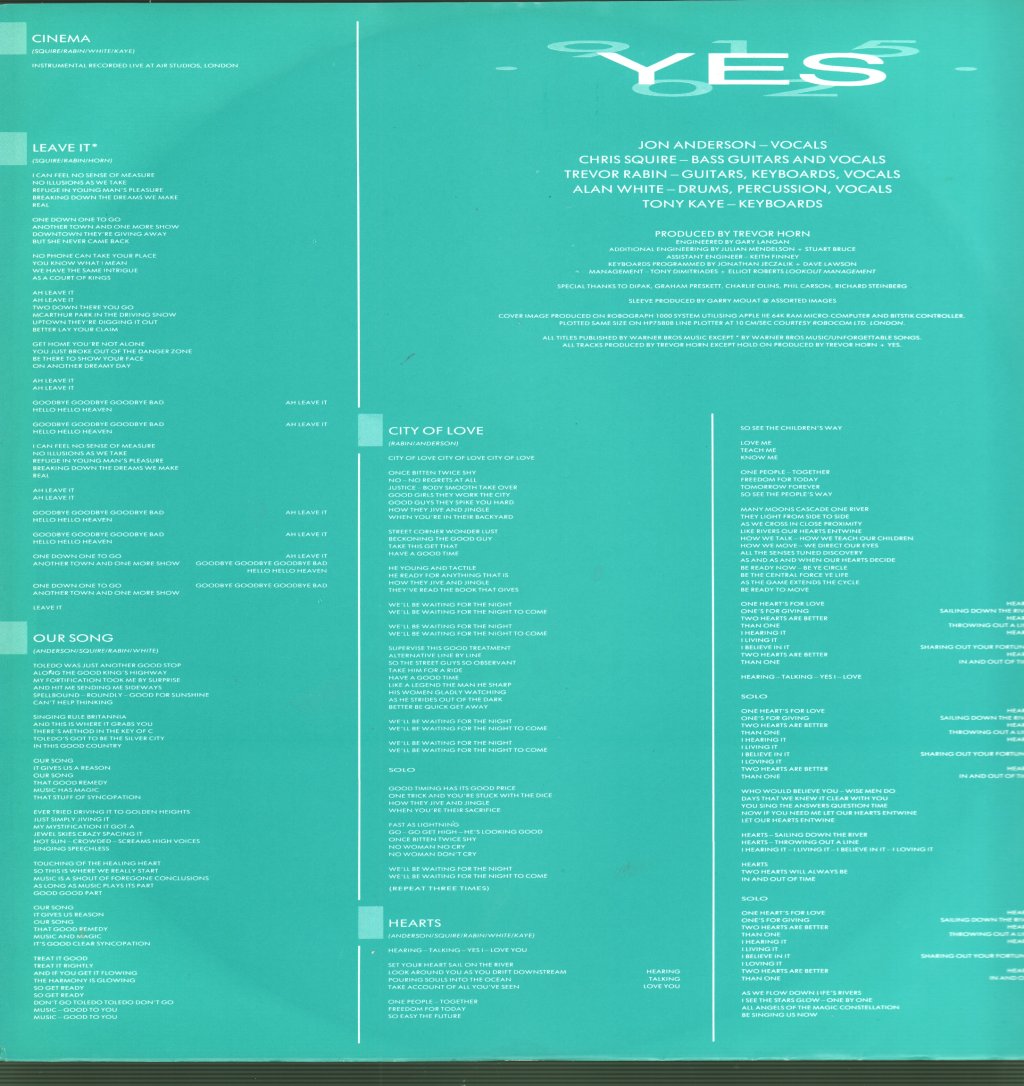 Yes - 90125 - Lp