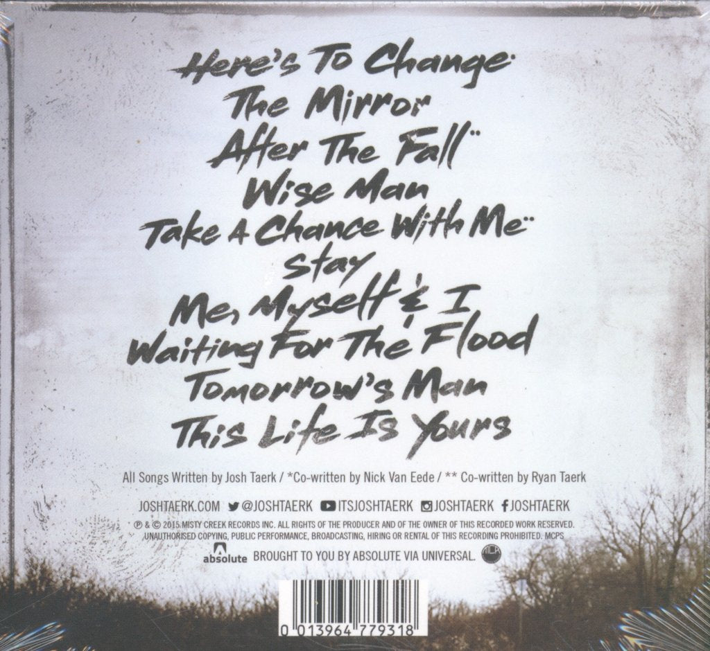 Josh Taerk - Here's To Change - Cd