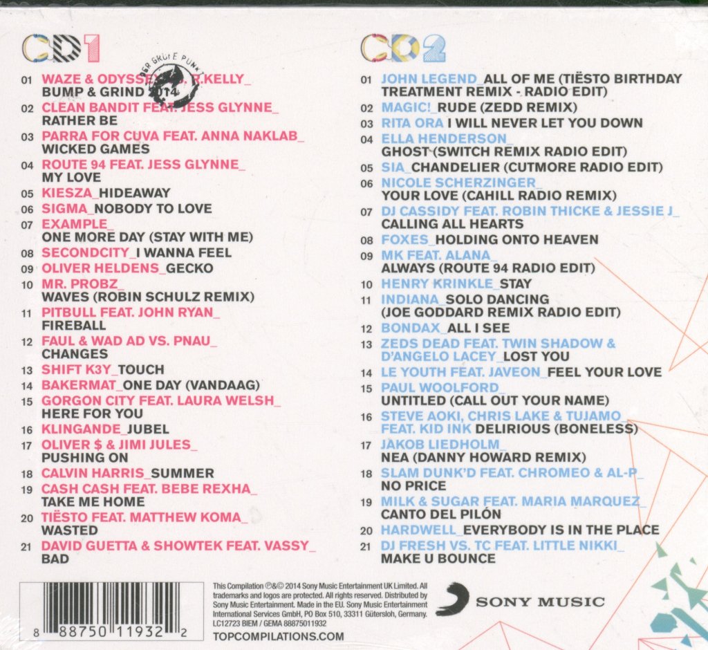 Various Artists - Clubbing 2015 - Double Cd