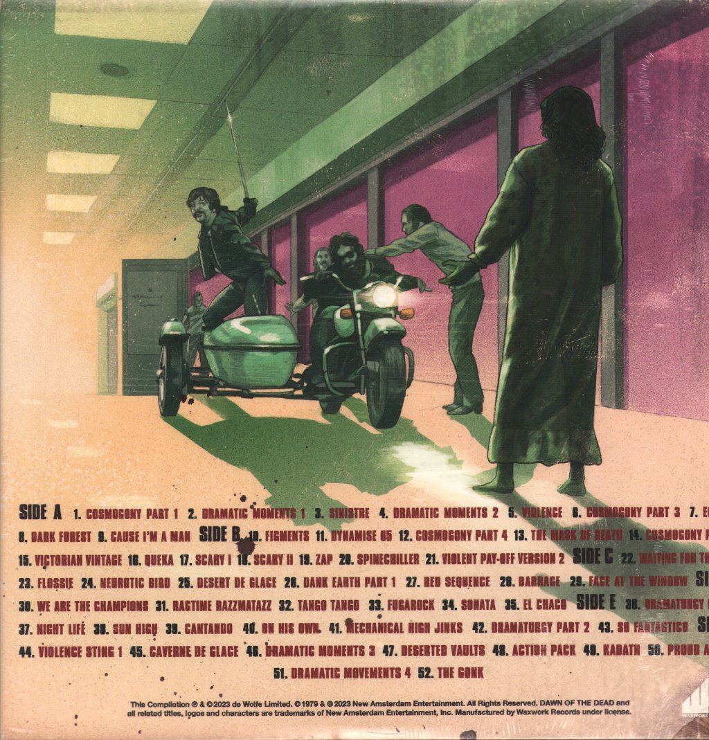 Various Artists - George A Romero's Dawn Of The Dead Original Theatrical Soundtrack - Triple Lp