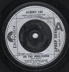 Albert Lee - On The Boulevard - 7 Inch