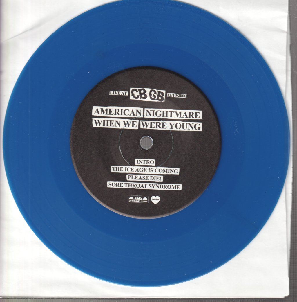 American Nightmare - When We Were Young - 7 Inch