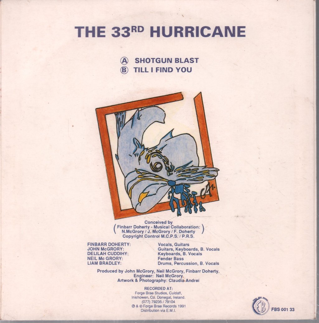 33Rd Hurricane - Shotgun Blast - 7 Inch