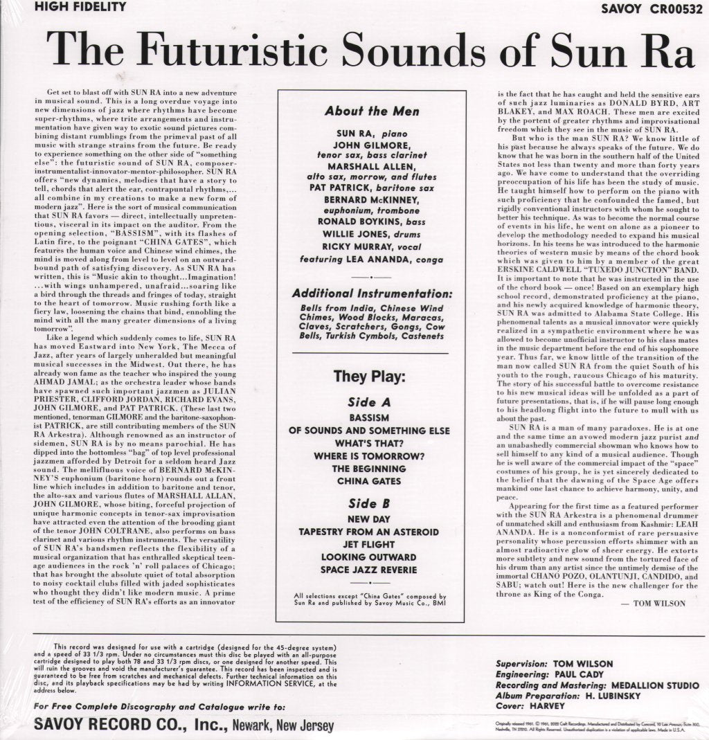 Sun Ra - Futuristic Sounds of Sun Ra - Lp