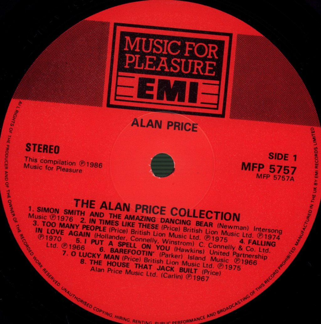 Alan Price - Alan Price Collection - Lp