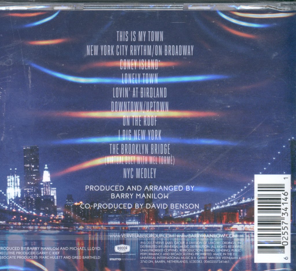 Barry Manilow - This Is My Town: Songs Of New York - Cd