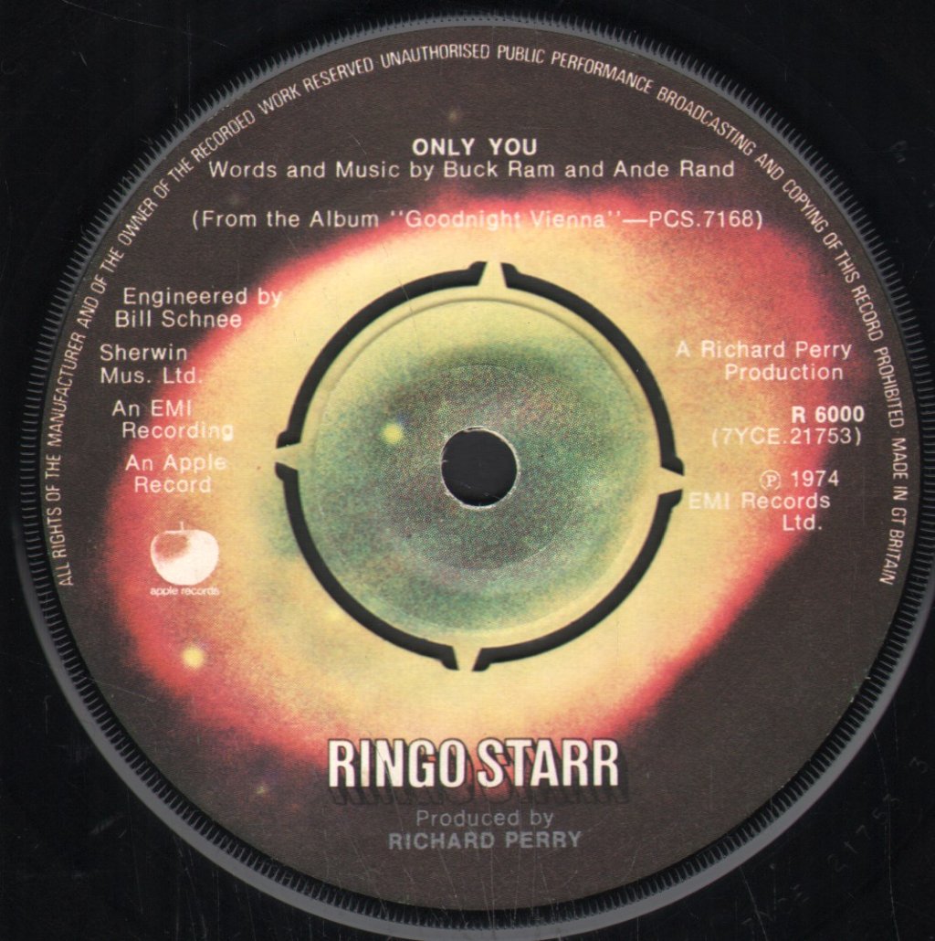 Ringo Starr - Only You - 7 Inch