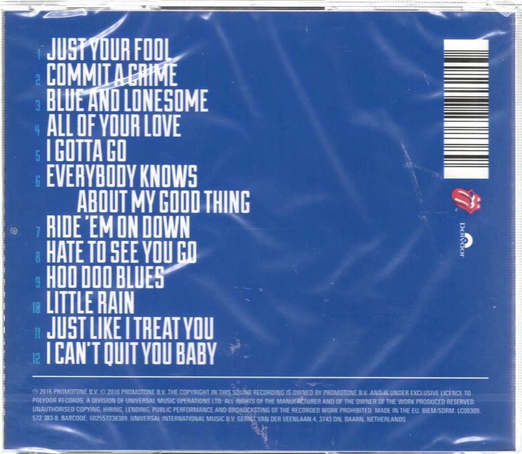 Rolling Stones - Blue & Lonesome - Cd