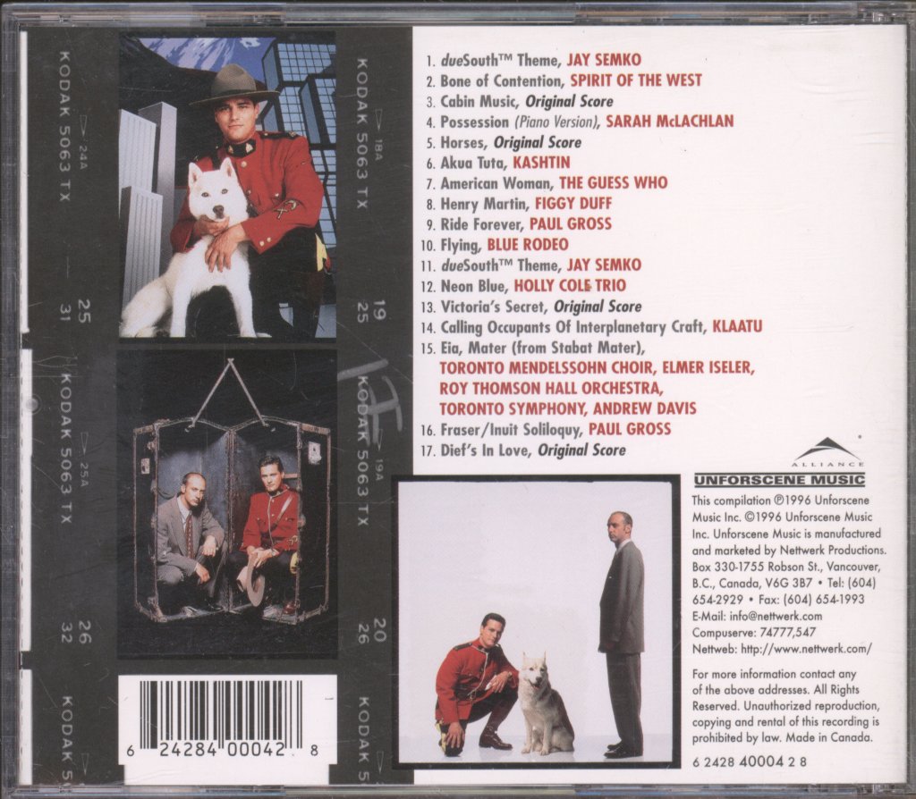 Various Artists - Due South™: The Original Television Soundtrack - Cd