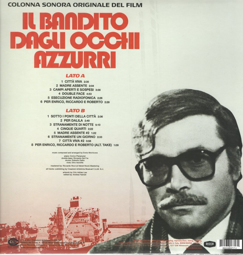 Ennio Morricone - Il Bandito Dagli Occhi Azzurri - Lp