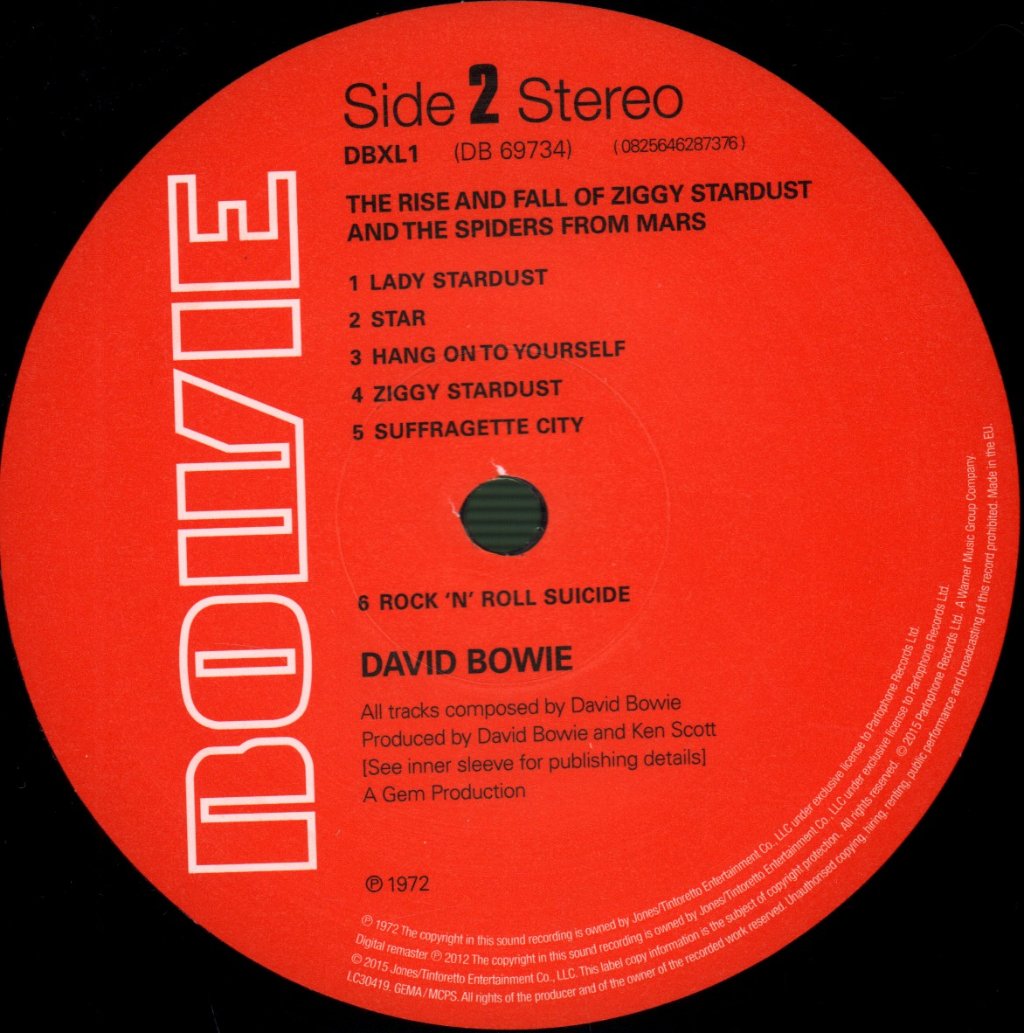 David Bowie - Rise And Fall Of Ziggy Stardust And The Spiders From Mars - Lp