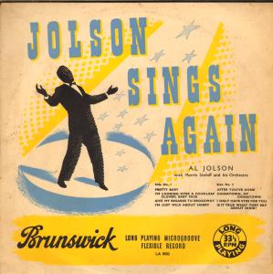 Al Jolson - Jolson Sings Again - 10 Inch