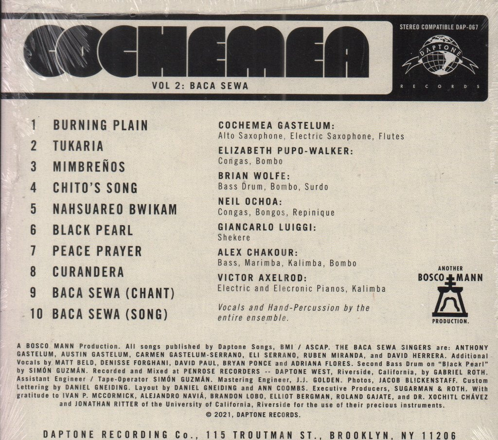 Cochemea - Vol 2: Baca Sewa - Cd