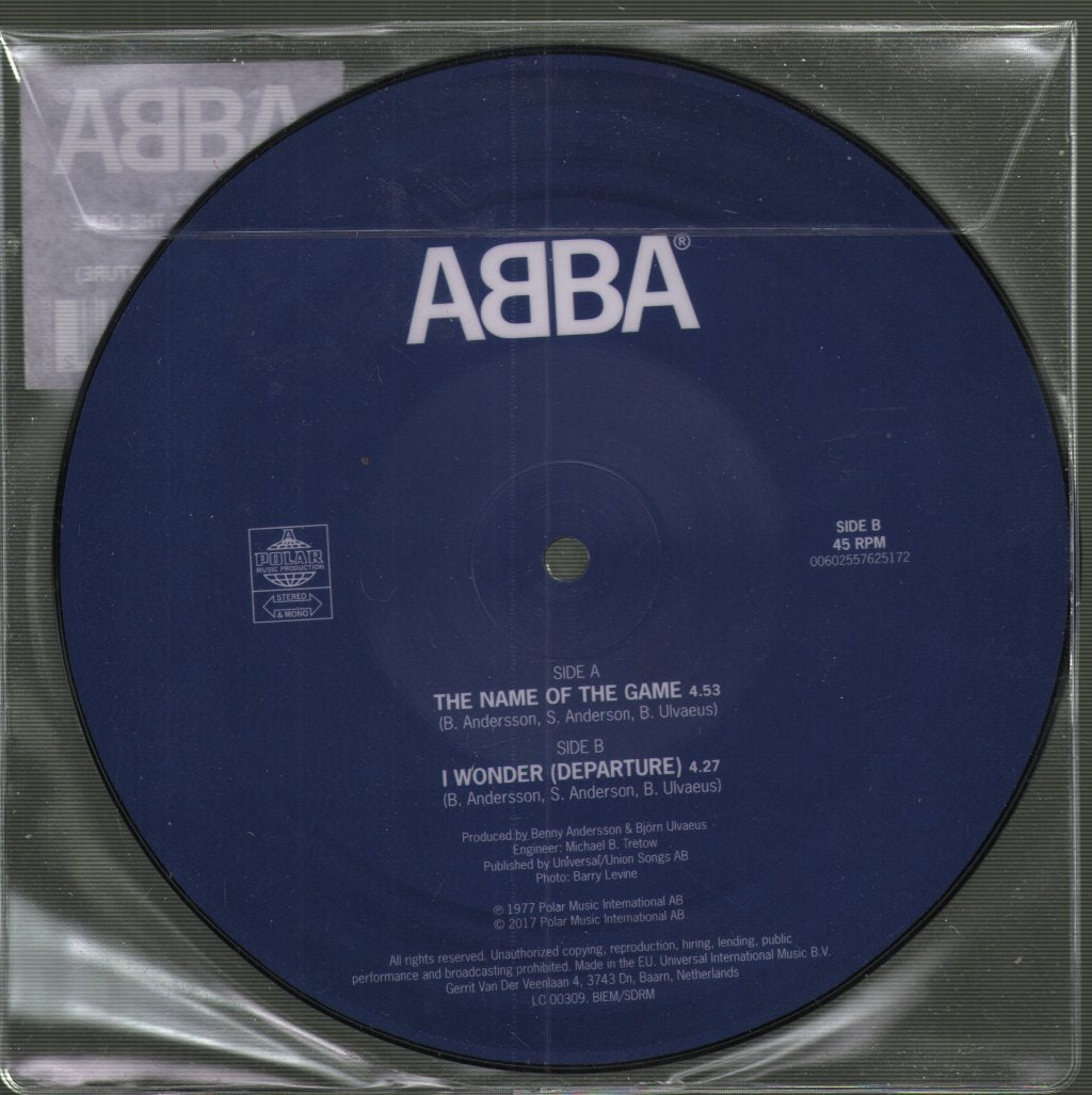 ABBA - Name Of The Game / I Wonder (Departure) - 7 Inch