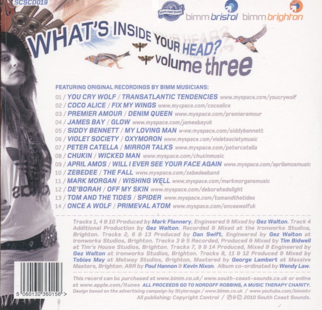 Various Artists - What's Inside Your Head Volume Three - Cd