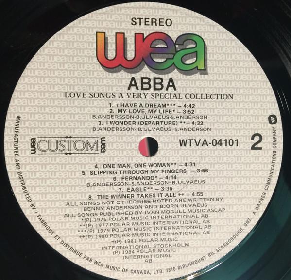 ABBA - Love Songs - A Very Special Collection - Lp