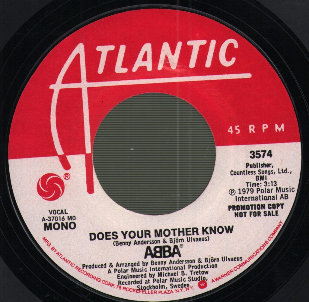 ABBA - Does Your Mother Know - 7 Inch