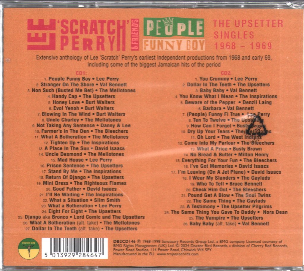 Lee 'Scratch' Perry & Friends - People Funny Boy - Double Cd