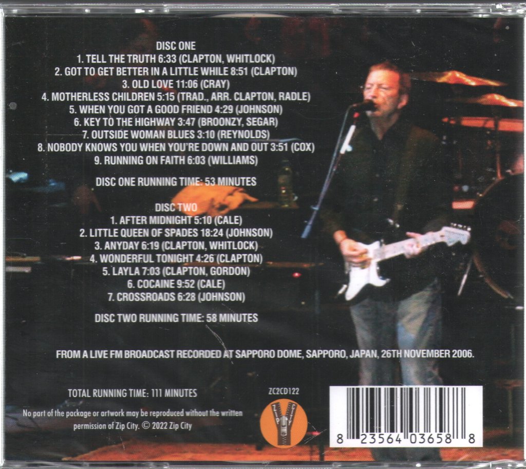 Eric Clapton - Road To Sapporo - Double Cd