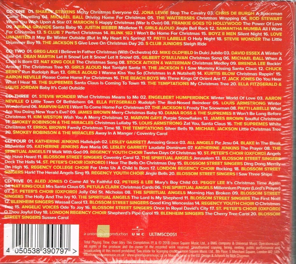 Various Artists - Christmas  (The Ultimate Collection) - Cd Set