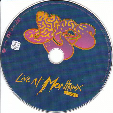 Yes - Live At Montreux 2003 - Dvd