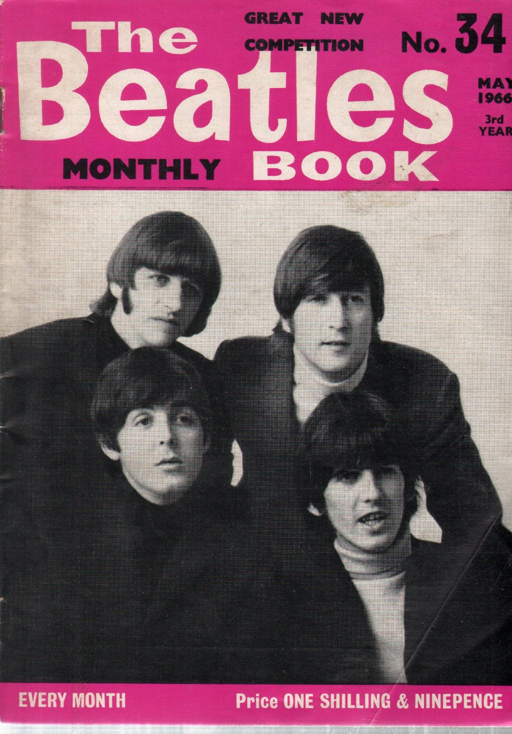 Beatles - Beatles Book Monthly 34 April 1966 - Magazine