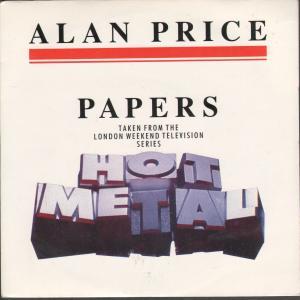 Alan Price - Papers - 7 Inch