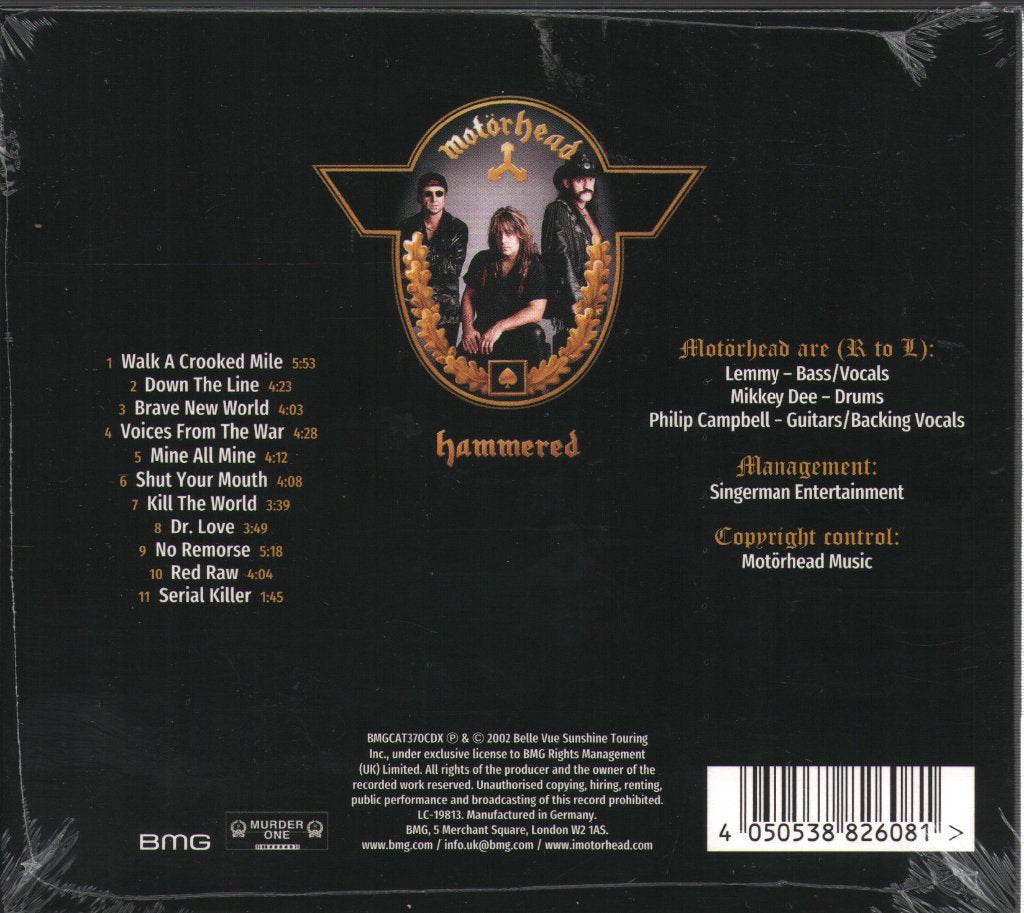 Motorhead - Hammered - Cd