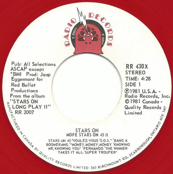 Stars On 45 - More Stars On 45 II - 7 Inch