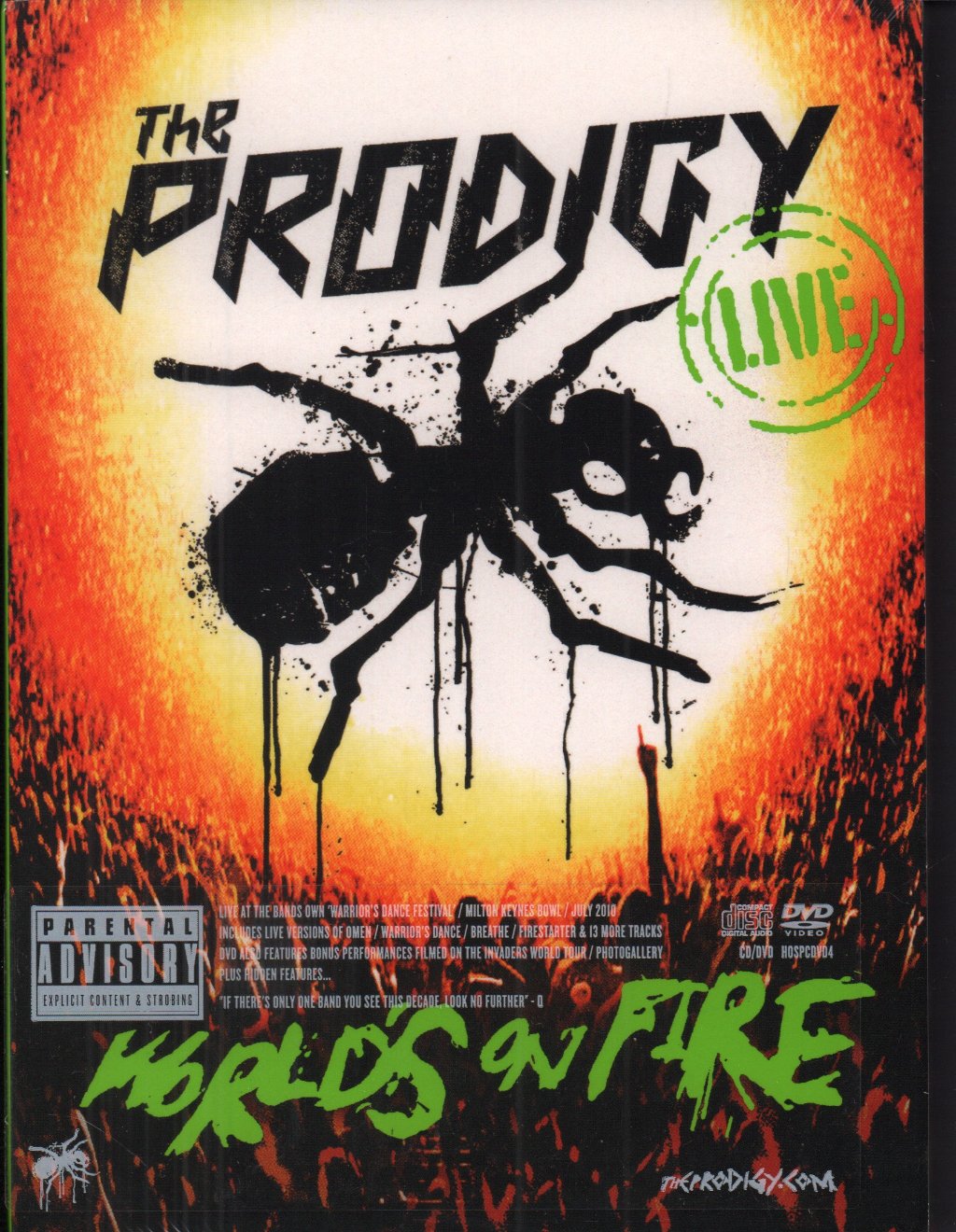 Prodigy - Live World's On Fire - Cd/Dvd