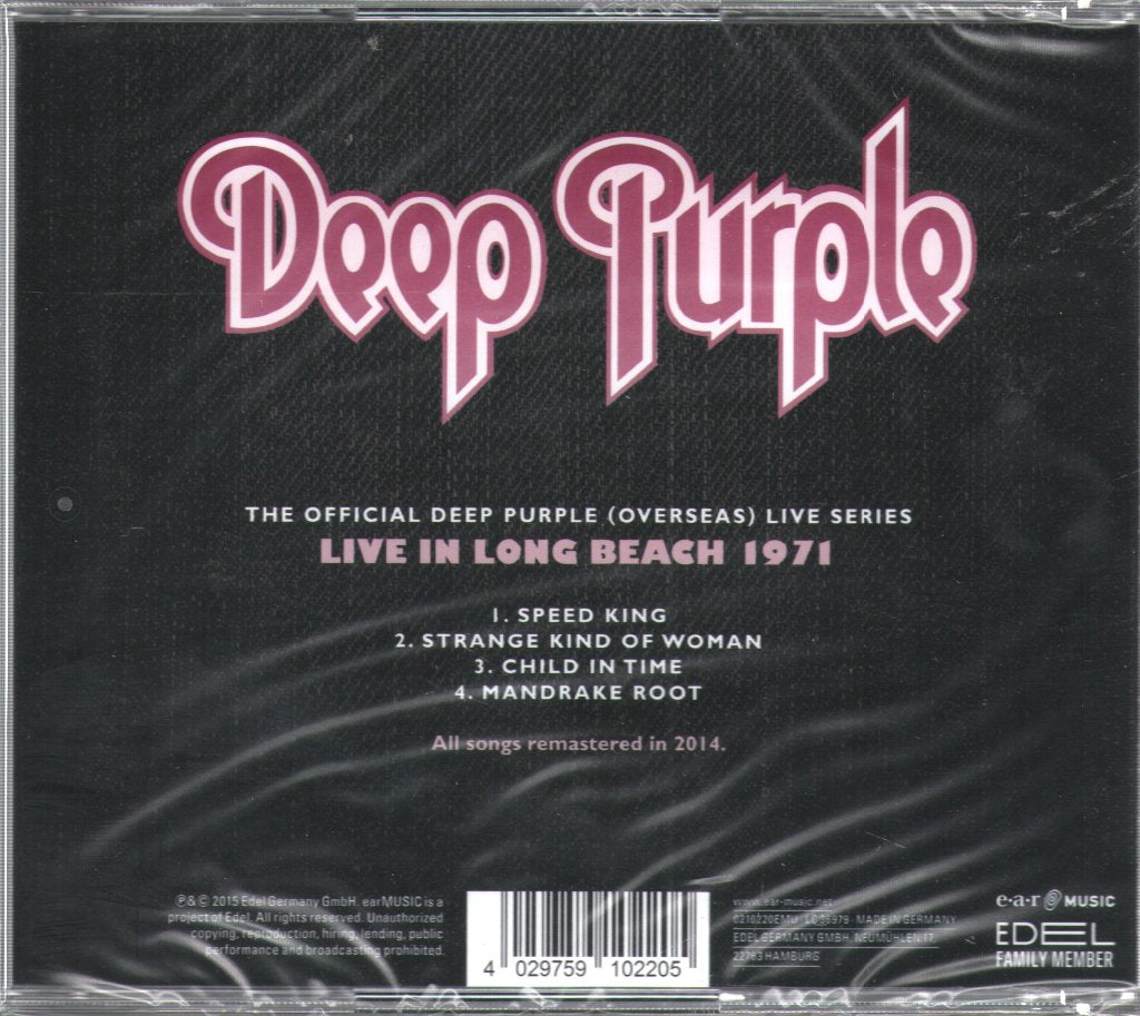 Deep Purple - Live In Long Beach 1971 - Cd