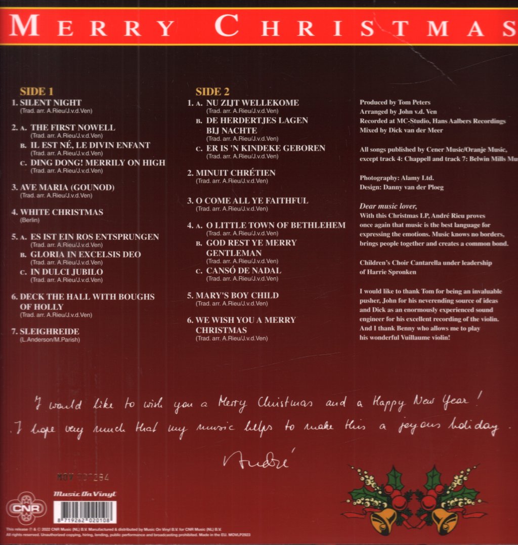 Andre Rieu - Merry Christmas - Lp