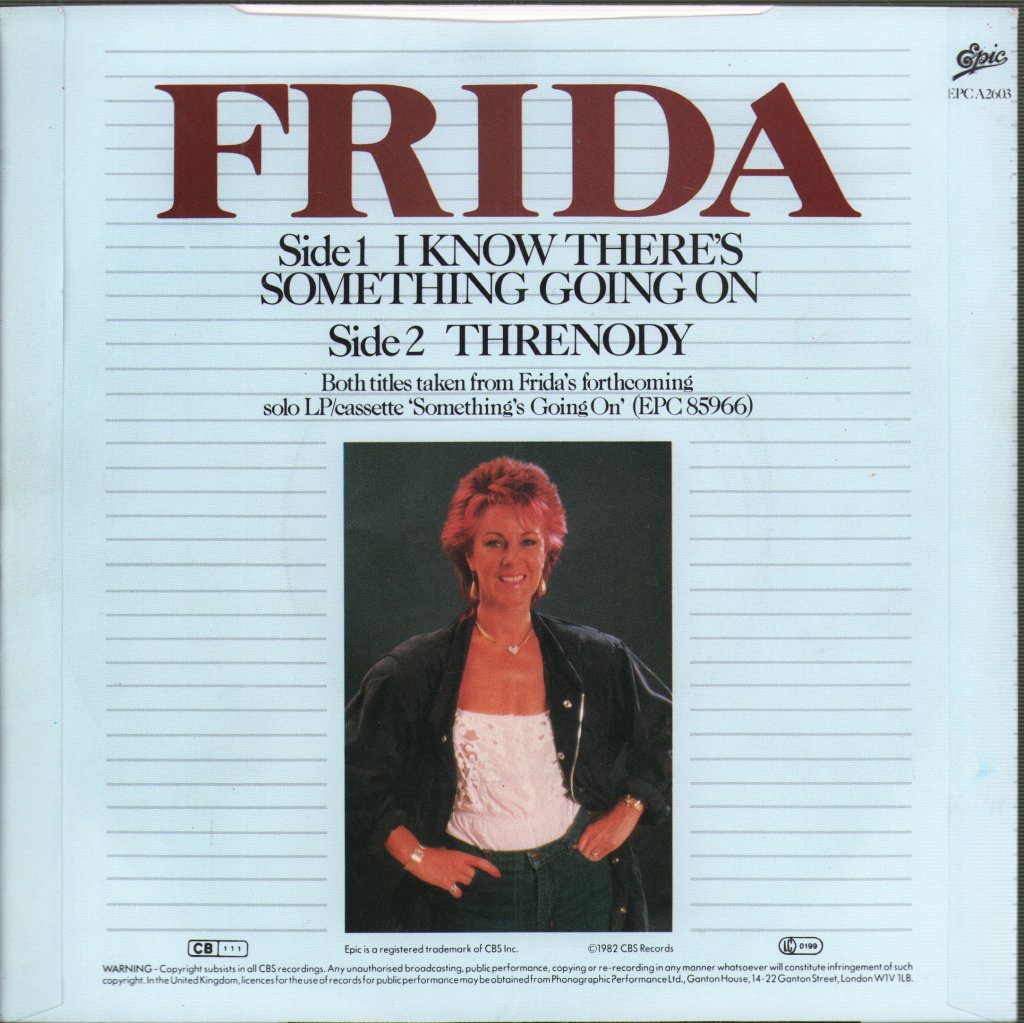 Frida - I Know There's Something Going On - 7 Inch