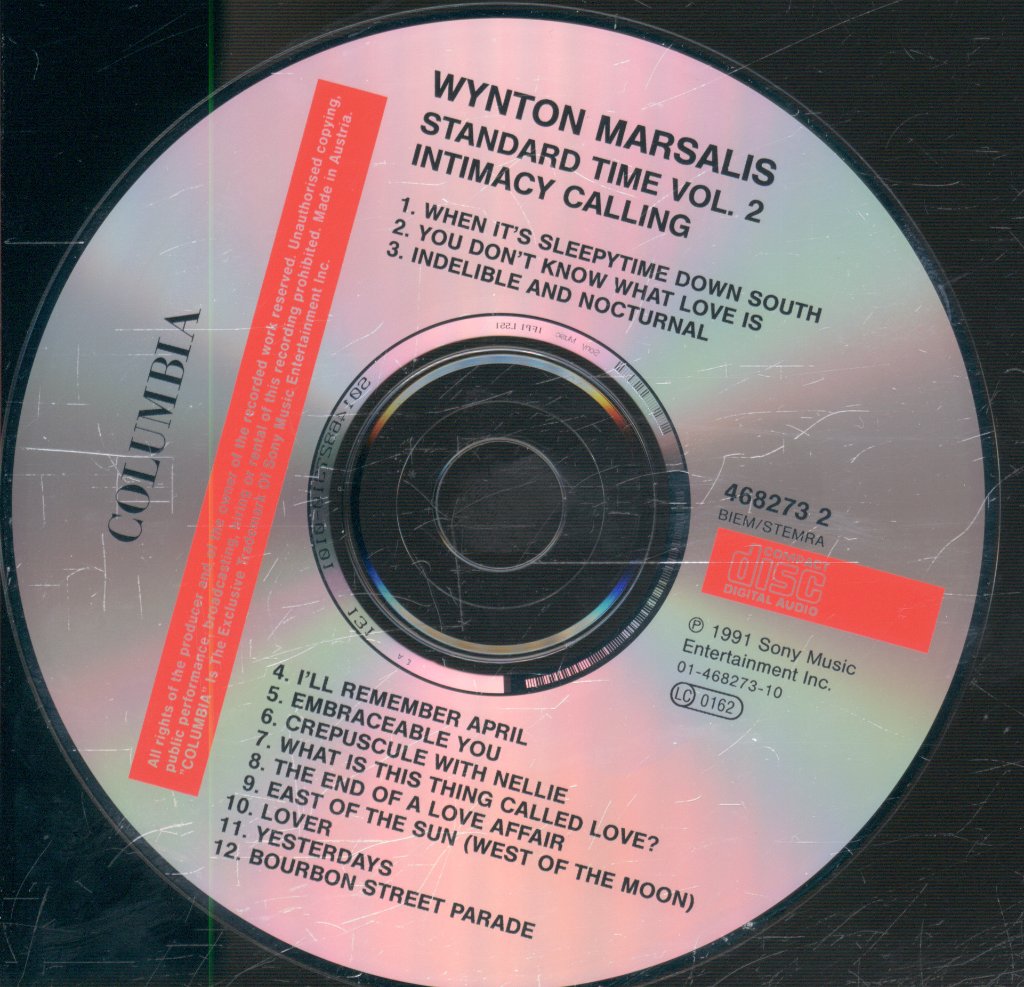 Wynton Marsalis - Standard Time Vol.2 - Intimacy Calling - Cd