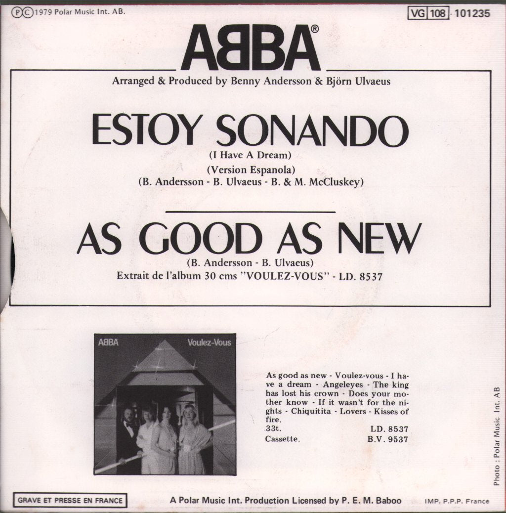 ABBA - Estoy Soñando - 7 Inch