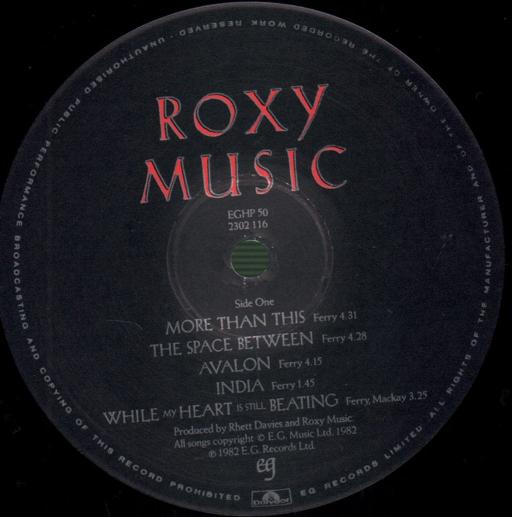 Roxy Music - Avalon - Lp