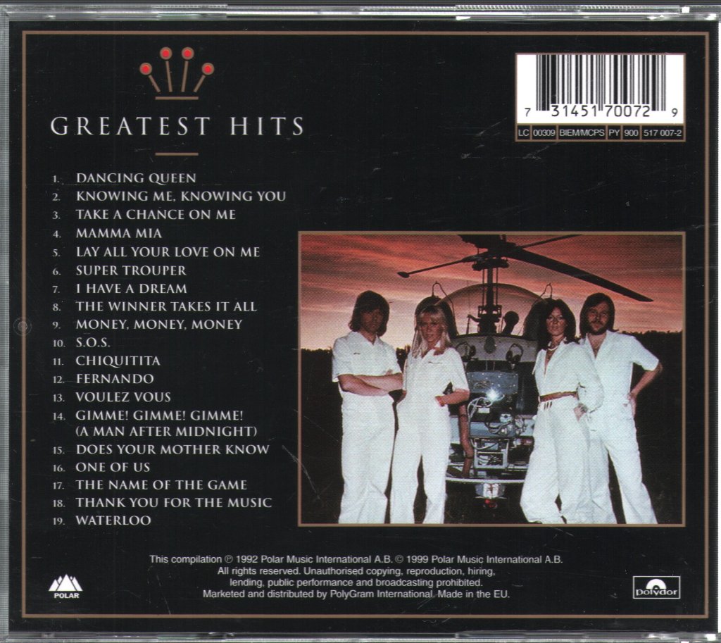 ABBA - Gold Greatest Hits - Cd