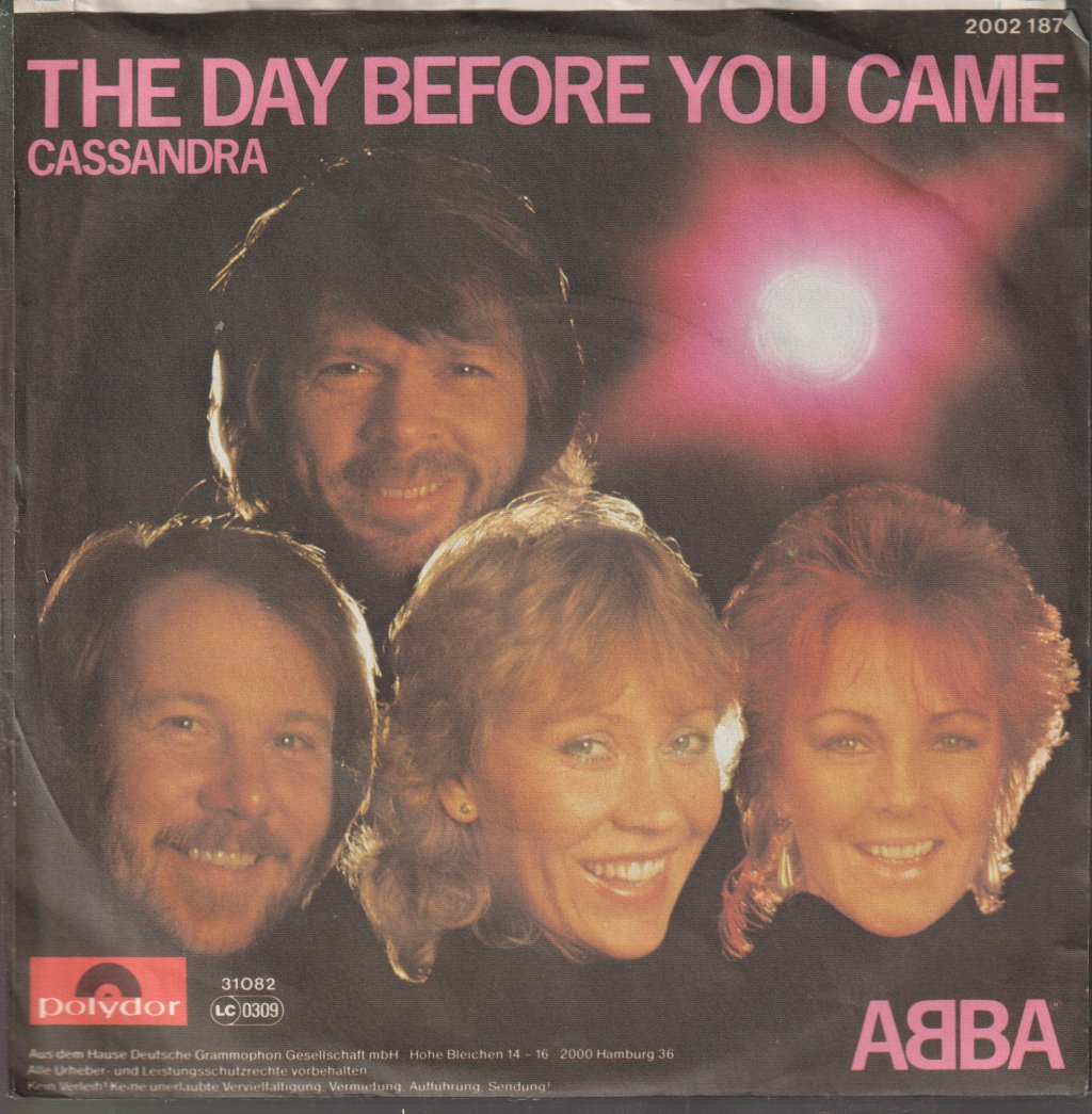 ABBA - Day Before You Came - 7 Inch