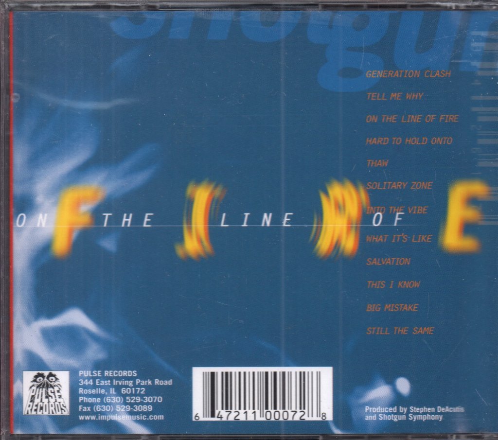 Shotgun Symphony - On The Line Of Fire - Cd