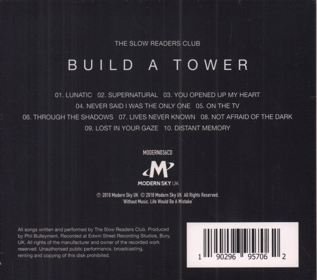 Slow Readers Club - Build A Tower - Cd