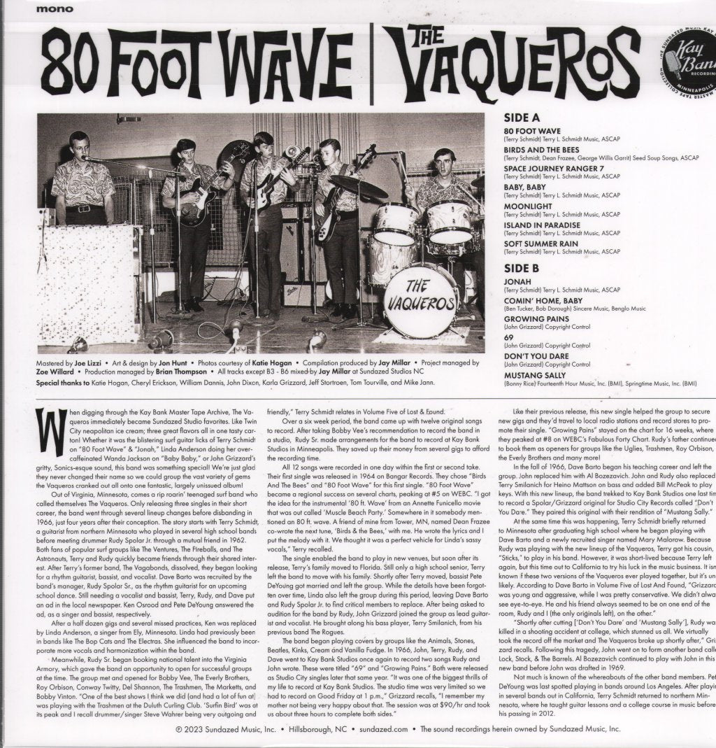 Vaqueros - 80 Foot Wave - Lp