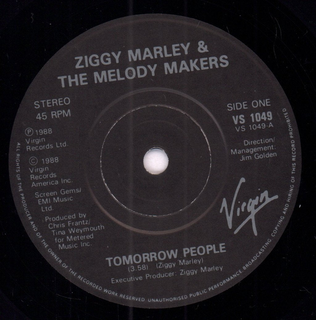 Ziggy Marley And The Melody Makers - Tomorrow People - 7 Inch