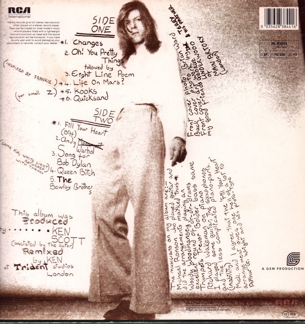 David Bowie - Hunky Dory - Lp